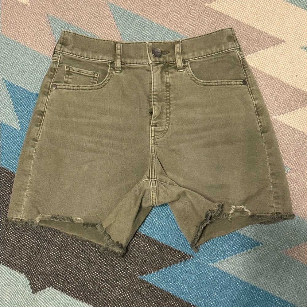 UpWest Olive Jean Shorts